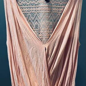 Forever 21 Light Pink Lace Top